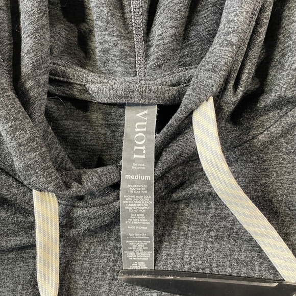 Vuori Dark Gray Hoodie - Picture 2 of 8
